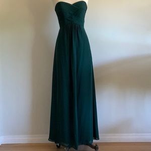 Bill Levkoff Sweetheart Strapless Bridesmaid Dress